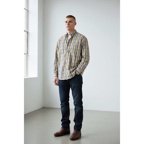 Ariat Tops - Ariat Plaid Western Shirt Small Ranch Core Outdoor Dad Style